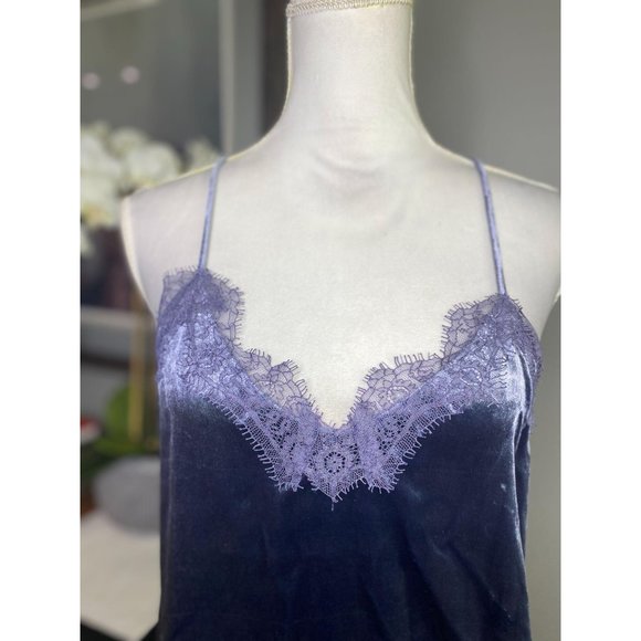 Cami NYC Lavender Velvet Silk Racerback Camisole S - Picture 6 of 12